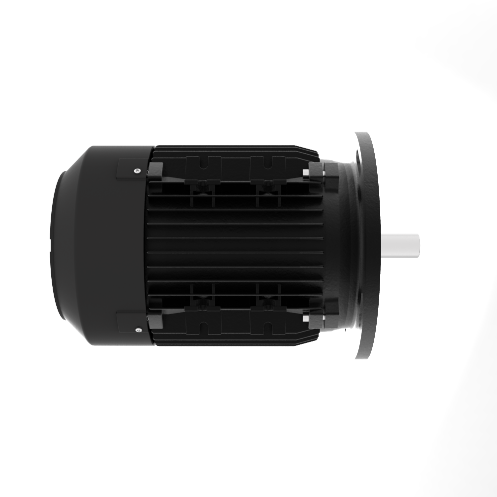 AEG-Lafert AMPE-series aluminum three-phase motor IE3 mounting B5 bottom view