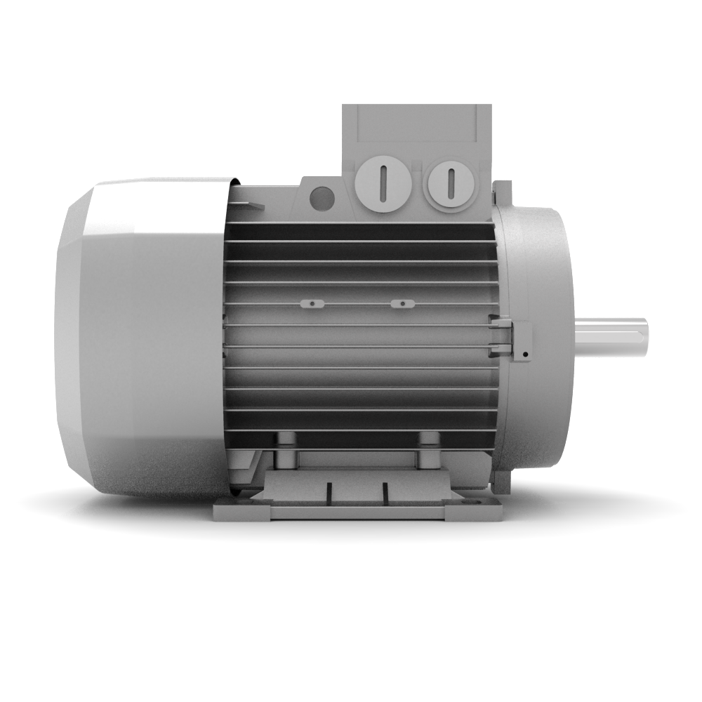 Bonfiglioli Riduttori BE-serie draaistroommotor IE2 bouwvorm B3 linker aanzicht