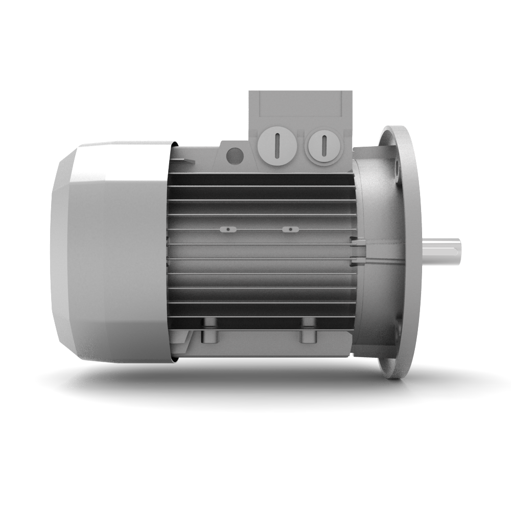Bonfiglioli Riduttori BE-serie draaistroommotor IE2 bouwvorm B5 linker aanzicht