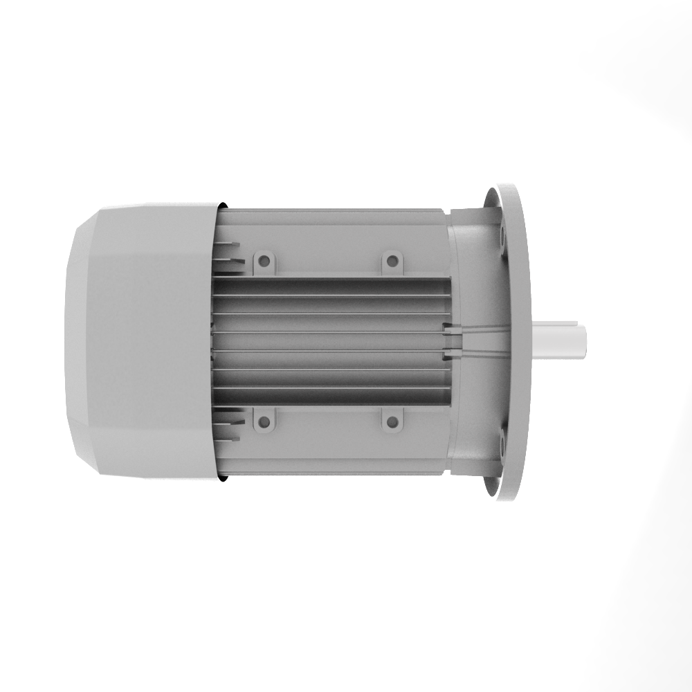 Bonfiglioli Riduttori BE-serie draaistroommotor IE2 bouwvorm B5 onder aanzicht