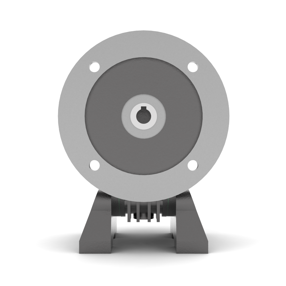 Bonfiglioli Riduttori VF-series worm gearbox mounting A with IEC motor flange B5 right view