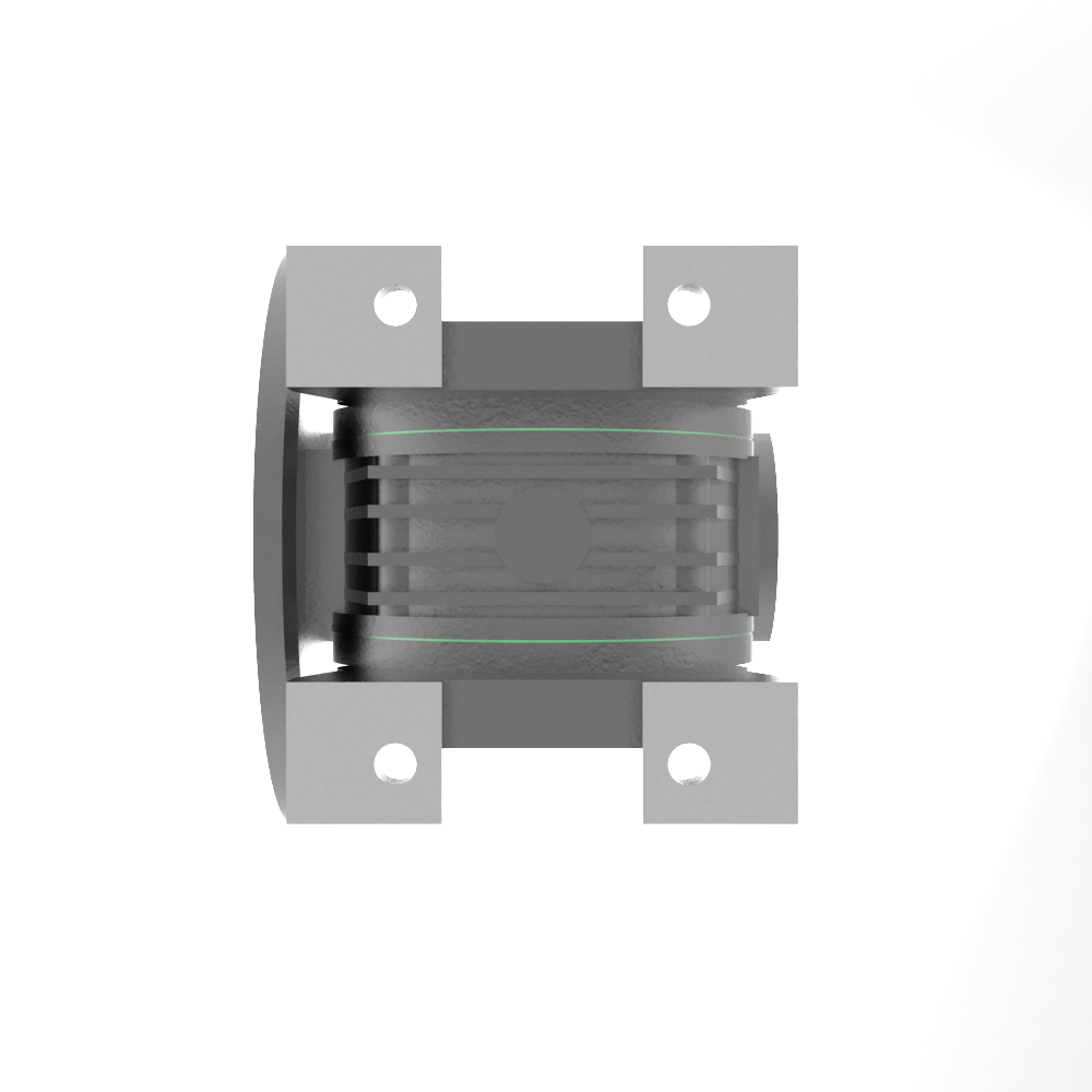 Bonfiglioli Riduttori VF-series worm gearbox mounting A with IEC motor flange B5 bottom view