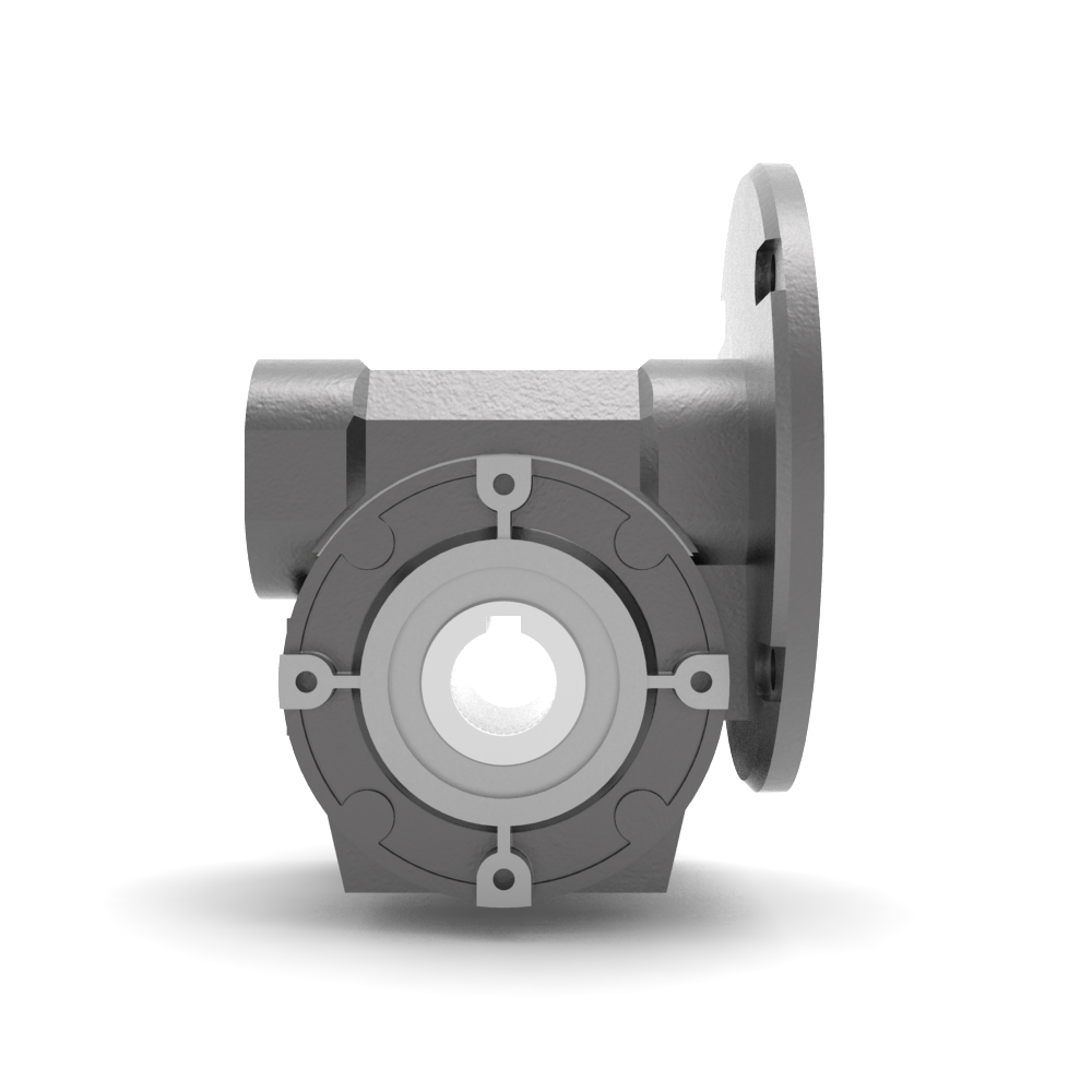 Bonfiglioli Riduttori VF-serie wormwielkast bouwvorm F met IEC motoraanbouwflens B5 voor aanzicht