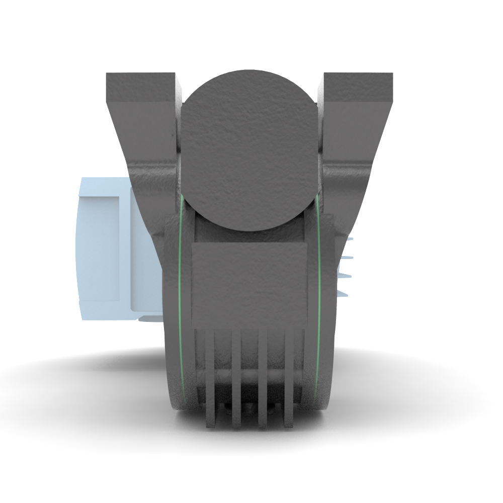 Bonfiglioli Riduttori VF-serie gecombineerde wormwielkast bouwvorm N met aangebouwde draaistroommotor linker aanzicht