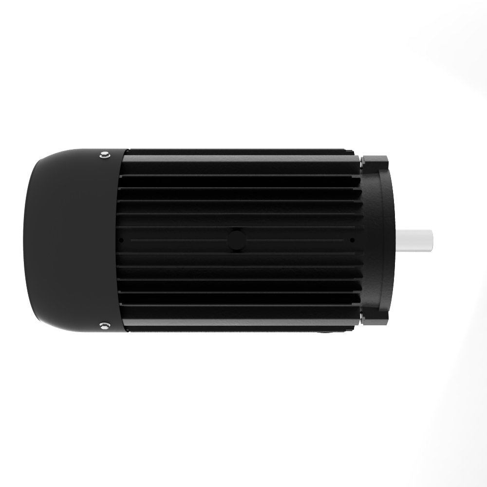 ELSTO YE3-serie gietijzeren draaistroommotor IE3 bouwvorm B14b onder aanzicht
