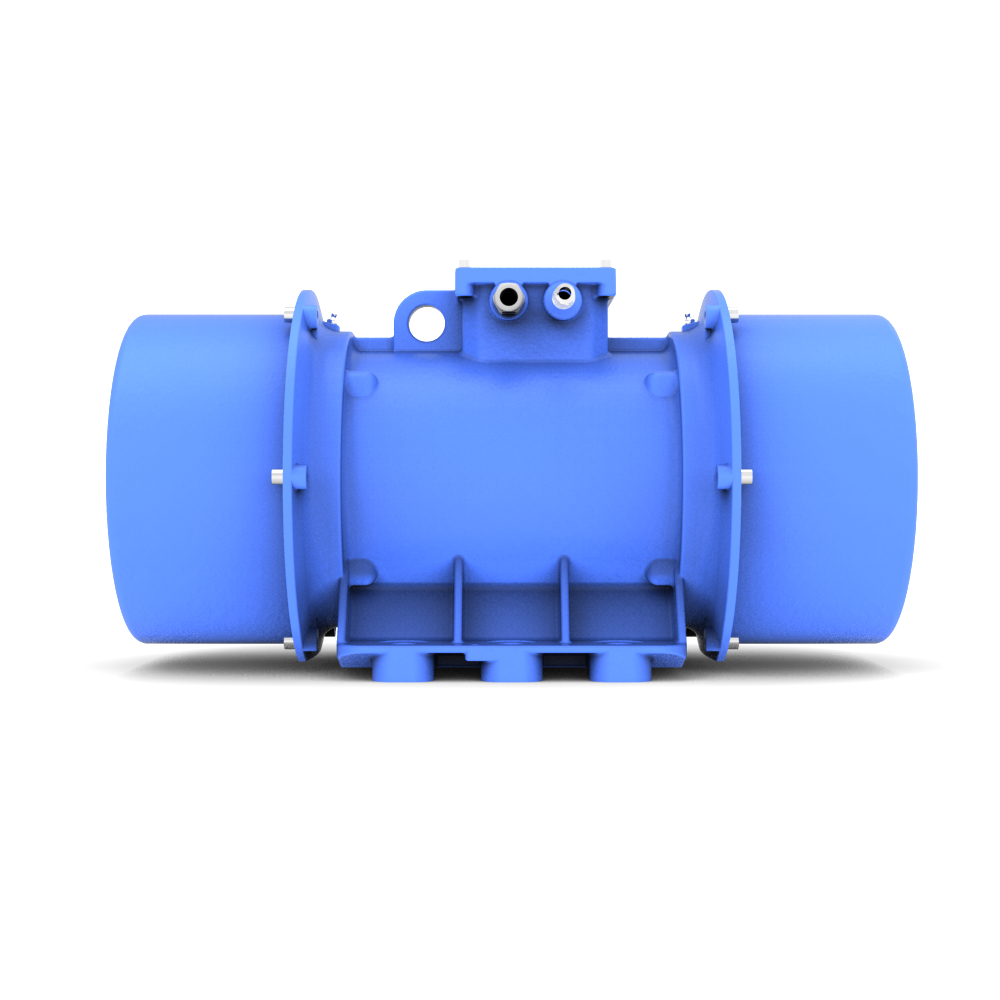 Trilmotor draaistroom KBC-serie achter aanzicht
