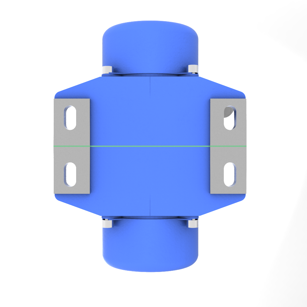 Vibration motor eenfase KVBM-series bottom view