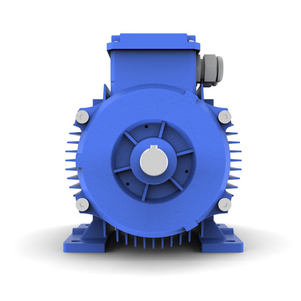 ELSTO Q3E-serie aluminium draaistroommotor IE3 bouwvorm B3 voor aanzicht