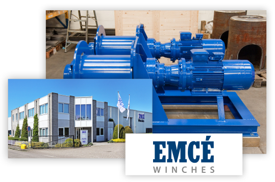 EMCÉ Winches (Afbeelding Foto Logo)