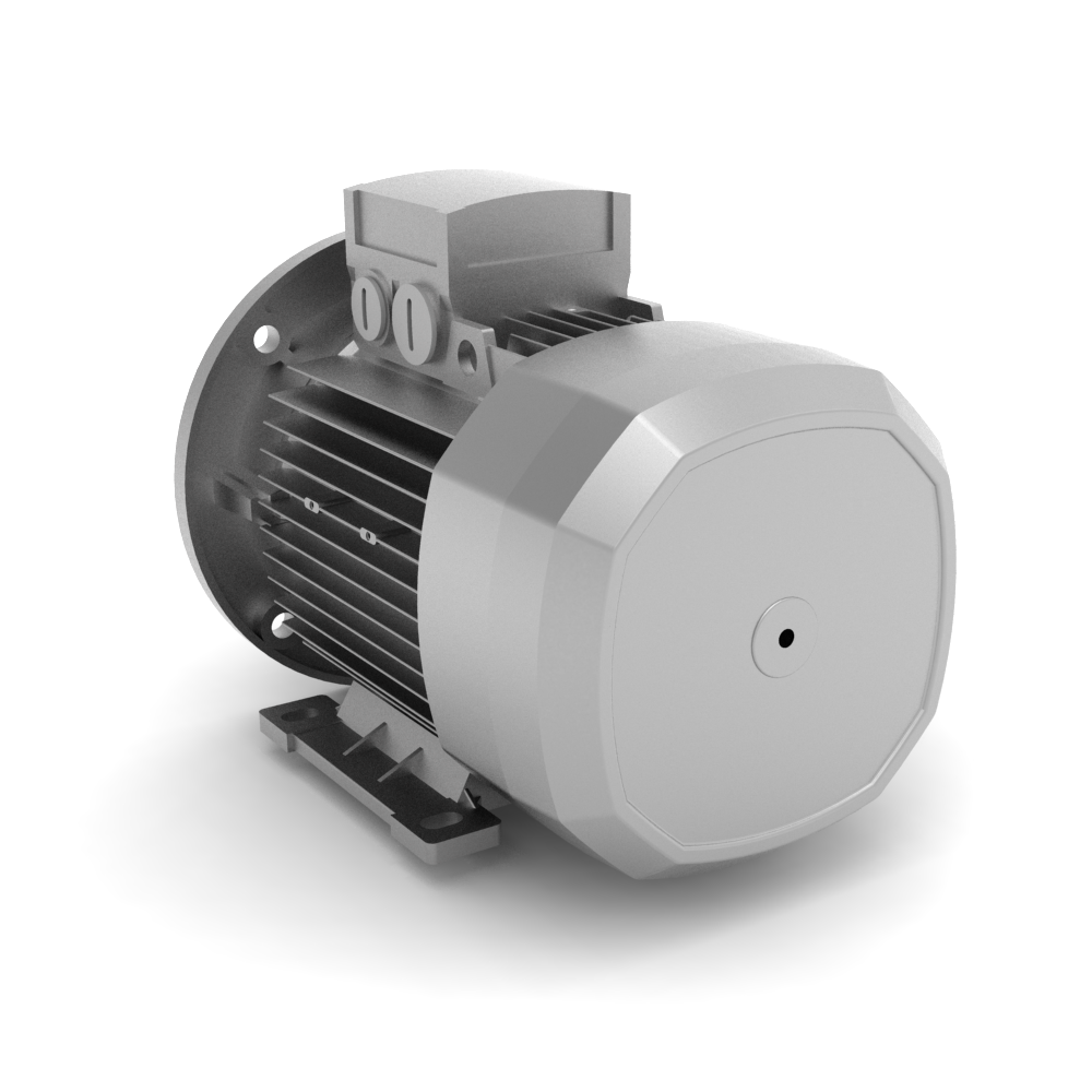 VEVOR Elektromotor 1,5 kW driefasige luchtcompressormotor, 3000 tpm, AC 230/400 V, 9,5/3,5 A, frame 90 l, B3, 24 mm clavesas, CW/CCW-rotatie voor landbouwmachines en uitrusting